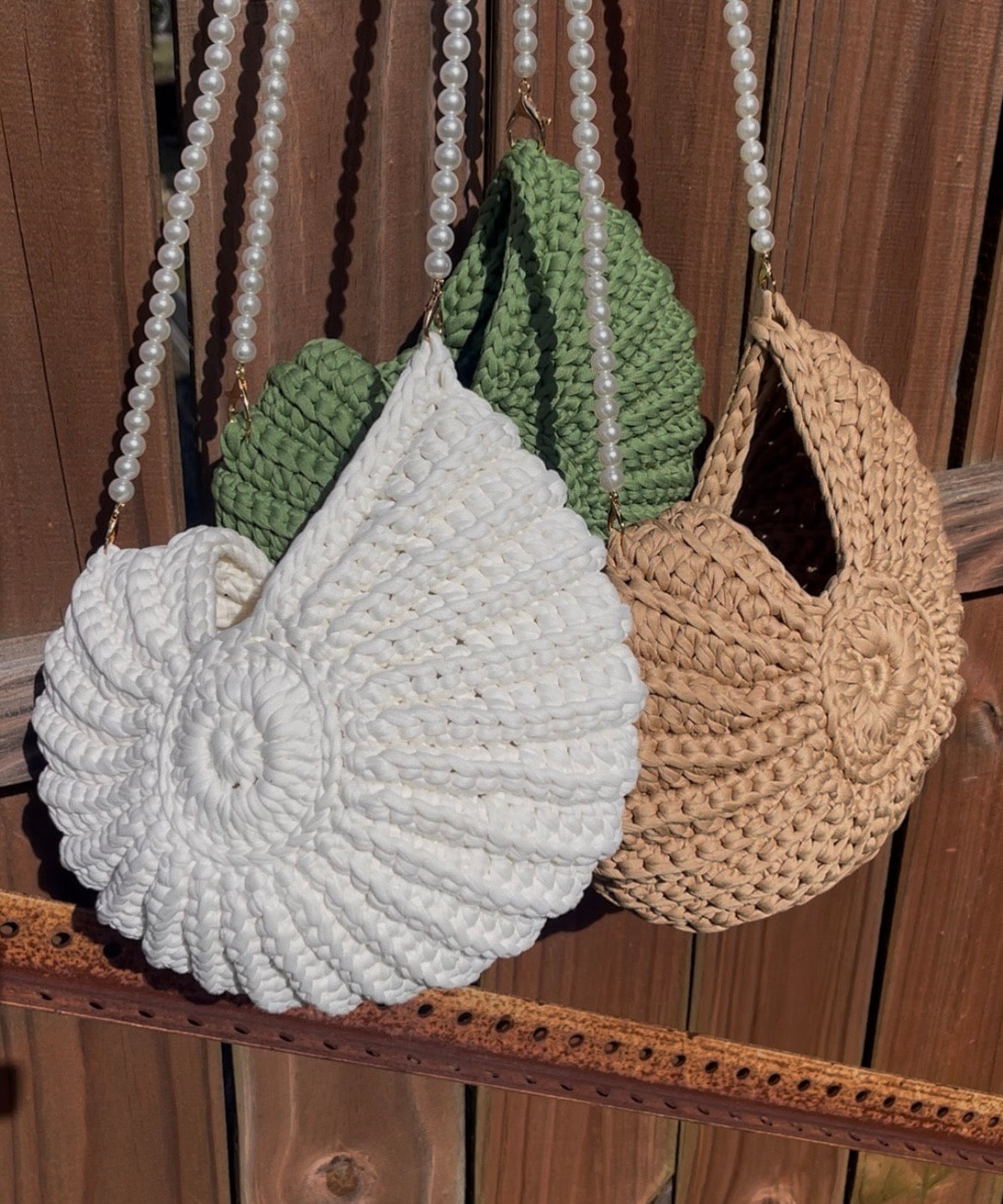 Crochet Shell Bag