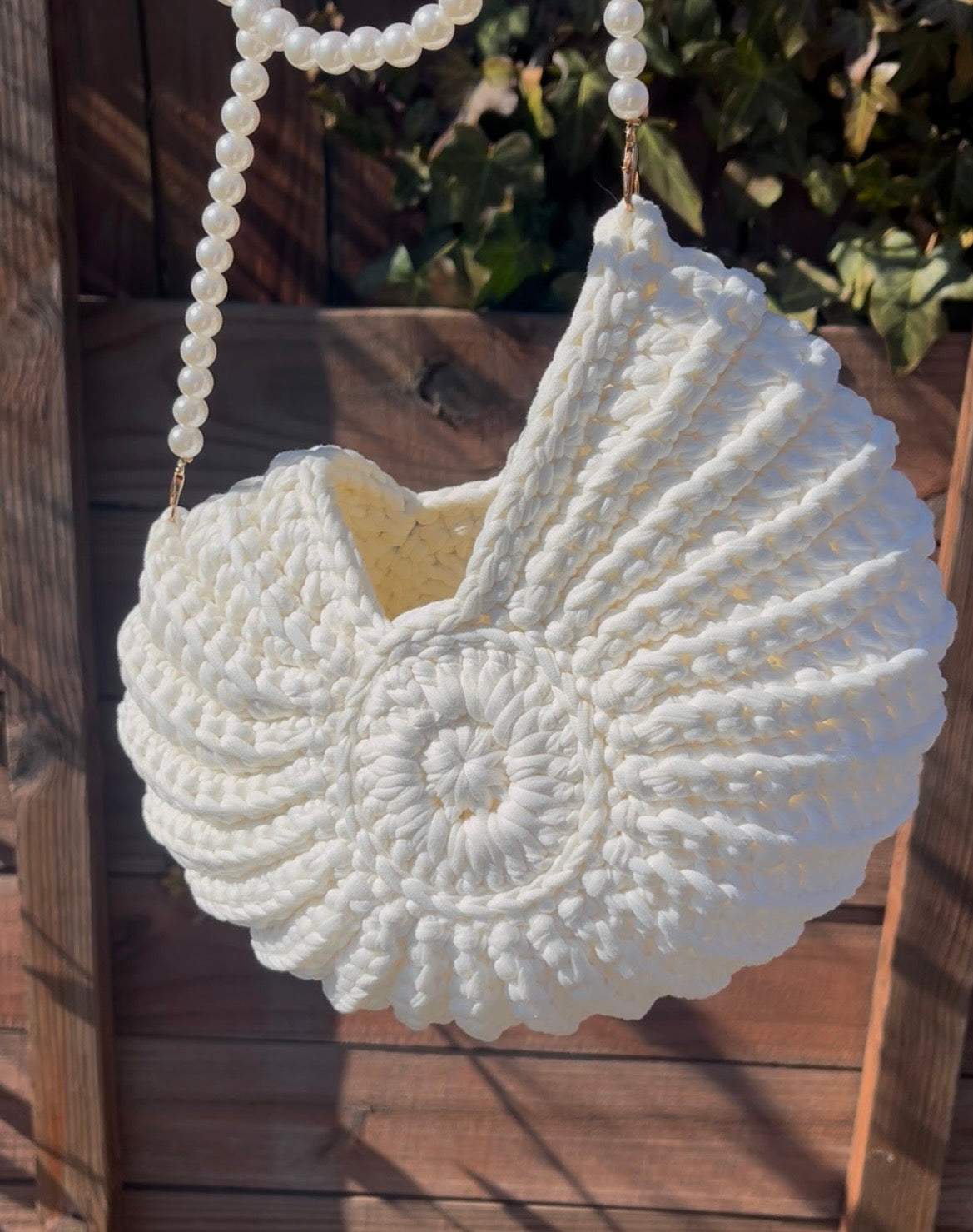 Crochet Shell Bag