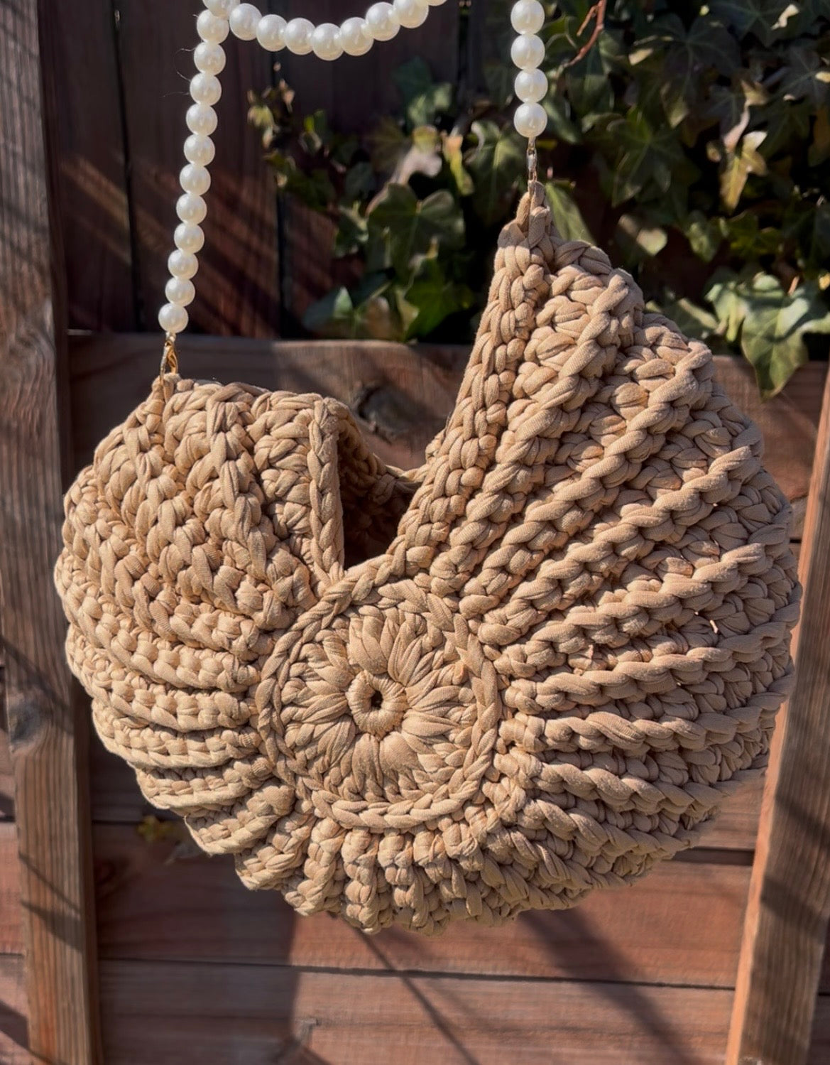 Crochet Shell Bag